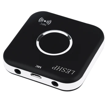 2 in 1 Bluetooth-vastuvõtja, saatja, ajastiga adapter 3.5 mm Jack Audio-TV kodus sound system stereo