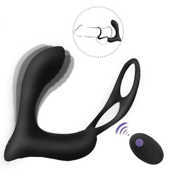2 tüüpi Anal Vibraator Mees Eesnäärme Massaaž Anal Plug Eesnäärme Stimulaator Butt Plug lükata Ejakulatsiooni Ringi Sugu Mänguasi Meestele Geid