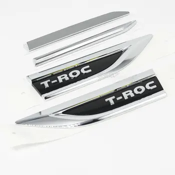 2018. aastaks -2020 T-ROC Leaf plaadi etikett Ukse küljel märgis Auto Logod