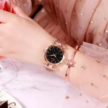 2019 Daamid Randme Vaadata Tähistaevast Magnet Naiste Vaata Helendav Luksus Veekindel Naiste Vaata relogio feminino Reloj Mujer