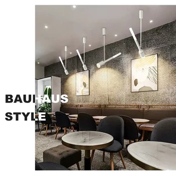 2019 UUS COB Ripats hele Must/Valge alumiinium 8W Tähelepanu keskpunktis rõivapood magamistuba restoran söögituba/elutuba Sise-kerge