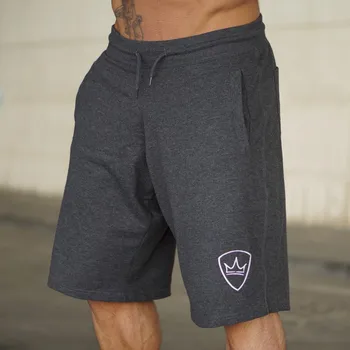 2019 Uus Meeste Spordi Töötab lühikesed Püksid meeste Puuvillased Kulturismis Sweatpants Fitness Lühikesed püksid Jogger Spordisaalid mehed sport brändi Püksid