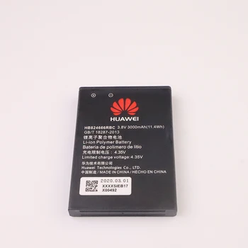 2020 aasta jooksul HB824666RBC Aku Huawei E5577 E5577Bs-937 Asendamine Batteria Reaalne Võimsus Telefon 3000mAh