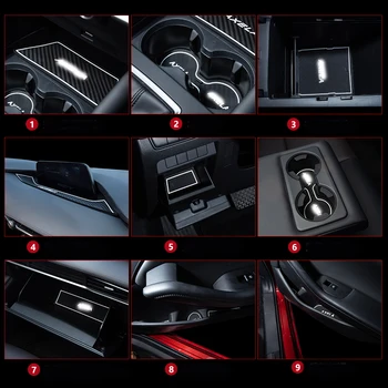 2020. aasta Mazda 3 Värava Ava Matid Nonslip Cup Pad Antislip Ukse Groove Matt Auto Tarvikud 15tk