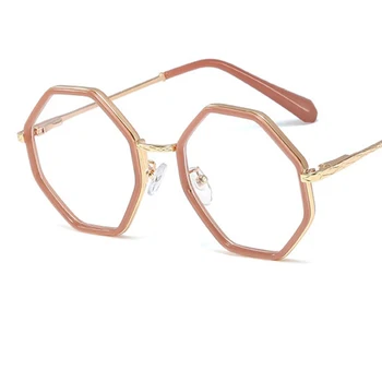 2020. aasta Uus fashion square prillide raamid naiste Luksus brändi disainer TR90 Metallist raami optiline prilliraamid