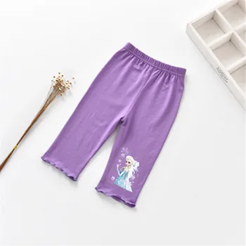 2020. Aasta Uus Suvine Laste Tüdrukud Säärised Disney Printsess Vasika Pikkusega Püksid Külmutatud Cartoon Elsa Anna Püksid Lapsed Vabaaja Püksid
