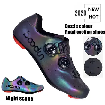 2020. aasta Uus tee, jalgrattasõit kingad professional racing road bike jalgratta tossud pimestada värv ultralight hingav self-locking kingad