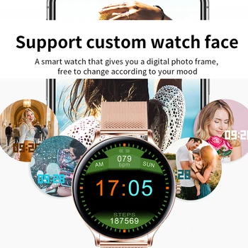 2020. aasta Uus Värv Ekraan Smart Watch Naised mehed Täis Touch Fitness Tracker vererõhk Smart Kella Naiste Smartwatch jaoks Xiaomi