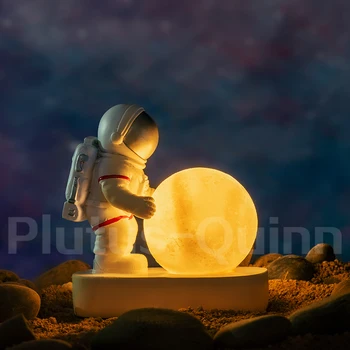 2020 Astronaut Kuu Lamp Loominguline Kingitus Öö Valguses Kasutage Nuppu Aku, Nagu Laste Kingitusi Home Decor Valgustus