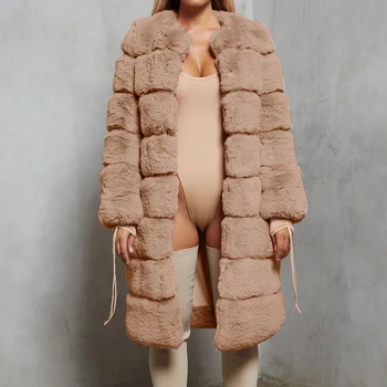 2020 Hot Müük Sooja Talve Overcoat Mood Rebase Kasukas Suured Naiste Faux Fur Coat Naiste Roosa Must 6XL