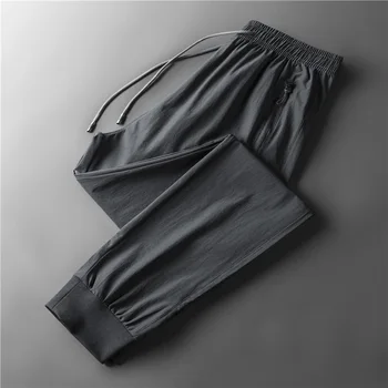 2020 Jää Silk Vabaaja Püksid Meeste Venitada kliimaseade Püksid Meeste Kiire-kuivatamine Püksid Slim Spordi Püksid Õhuke Paragrahvi Suve