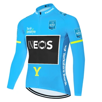 2020 pro team INEOS jalgrattasõit jersey suvel, kevadel maillot cyclisme pikad varrukad Moutain hingav jersey ciclismo hombre