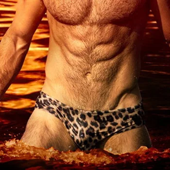 2020 seksikas leopard gay mehed supelrõivad beach lühikesed püksid meeste ujumine ülikond juhatuse ujuda püksikud ujumistrikoo pagasiruumi de praia homens ujumispüksid