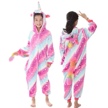 2020 UUTE Laste Pijama Unicornio Infantil Kids Soe Rainbow Unicorn Pajama Pidžaamad Poistele Beebi Tüdruku Riided Loomade Pijamas 3-10Y