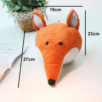 2021 FOX uus disain tõetruu looma pea fox pea seina kaunistamiseks lapsed 