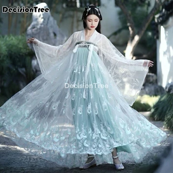 2021 hanfu rahvariiete vana-hiina cosplay kostüüm hiina naiste hanfu riided lady hiina etapi kleit pluss suurus 4xl