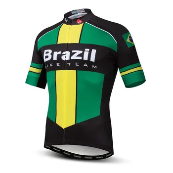 2021 Jalgrattasõit Jersey Meeste Jalgratta Kampsunid Mägi MTB Särgid, Lühikesed Varrukad Brasiilia Pro Team Maillot Ciclismo Top Suvel Kanda Road