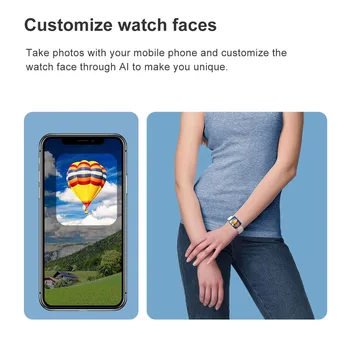 2021 Meeste ja Naiste Smart Watch 1.78 Tolline Kaardus Ekraan, Veekindel IP67 Bluetooth Kõne Android, IOS Puhkeoleku Südame Löögisageduse Sport Käevõru