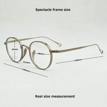 2021 uus Retro Ring titanium klaasid raami mehed brändi vintage prillid lühinägevus arvuti prillid raamid naiste prillid