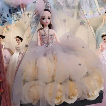 24 tüüp 30-35CM Kleit tüdruk, crown princess Bjd nukk nukud, mänguasjad, Jõulud Kingitus Tüdruk