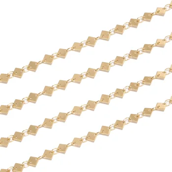2M 5,5 mm Roostevabast Terasest Rist Kuld Link Kett Kaelakee Bulk Cable Kett Ehete Tegemine Puuduste DIY Bracelets Naised Mehed
