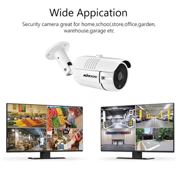 2MP Analoog Turvalisuse Kaamera, HD 1080P Valve Kaamera koos Öise Nägemise,Indoor, Outdoor Ilmastikukindel Kodu videovalve