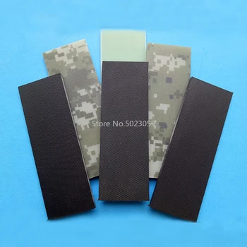 2Pieces Diy Nuga käepide materjal Trahvi read Musta värvi klaaskiud G10 Käsitsi valmistatud materjalist Plaaster materjal