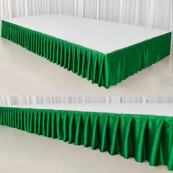 2tk 75x300cm ice siid sifonki pulmad tabel seelik jaoks laudlina tabel kate pulm etapp tabel põrandaliistud sünnipäeva ürituse decor