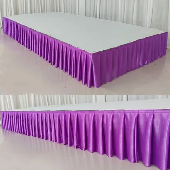 2tk 75x300cm ice siid sifonki pulmad tabel seelik jaoks laudlina tabel kate pulm etapp tabel põrandaliistud sünnipäeva ürituse decor