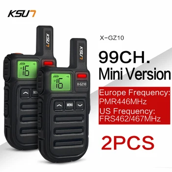 2TK X-GZ10 Mini FRS Walkie Talkie PMR446 UHF FRS462-467MHz Raadio VOX Vabad kahesuunaline Raadio koos Vibratsiooni Traadita Kloonimine