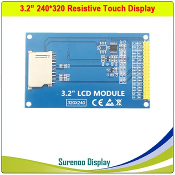 3.2 tolline 240*320 TFT LCD Moodul Ekraan koos puutepaneeli Juhtida IC ILI9341 XPT2046 PCB Adpater Paralleelselt Liides