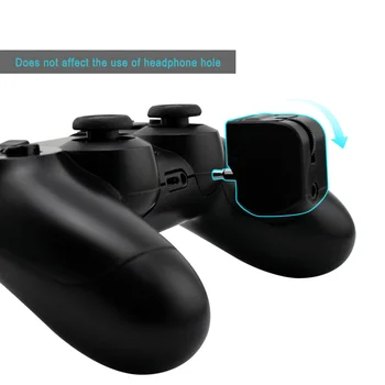 3.5 mm Mini Hääle Helitugevuse Kontroll PS4 Käepide Peakomplekti Adapter For Playstation 4 PSVR Mängude VR Mikrofon Töötleja