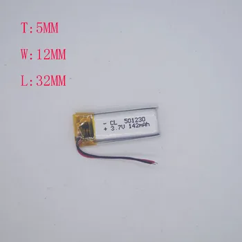 3.7 v Liitium-Polümeer Aku 501232x501230 Bluetooth-peakomplekti Mikro-seade Smart kantavad 051230