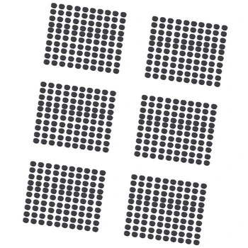 300 Tükki Plastikust Mustad Täpid, Inlay Sm Kitarr Fingerboard Osad Läbimõõt 6,3 mm