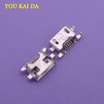 30pcs/palju mikro mini USB tüüp B Laadimine jack socket Connector 5 pin Lennata IQ270,IQ441,IQ4412 IQ442Q,IQ446Magic2,IQ4491,IQ453