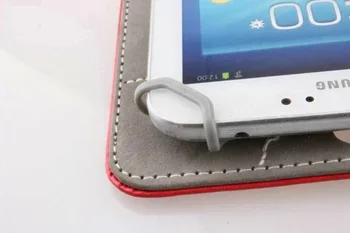 360 Kraadi Pöörlevad Litchi PU Nahast Flip Cover Case For Samsung Galaxy Tab3 7 T210 P3200 SM-T211 7 tolline Tahvelarvuti