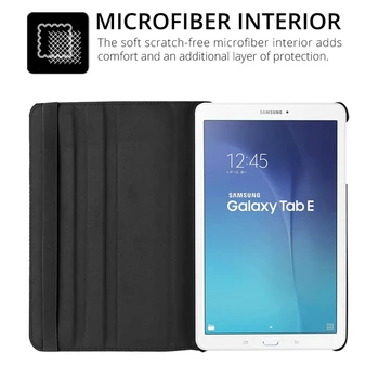 360 Pöörlev Magnet Smart Case Cover for Samsung Galaxy Tab E 9.6 SM-T560 T561 PU Nahk Seista Smart T560 Tablett Juhtudel Funda