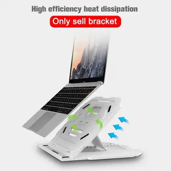 360° Pöörlev Alt Laptop Stand Kümme kõrguse reguleerimine Notebook Stand For Macbook Air Pro sülearvuti omanik Jahutus Pad