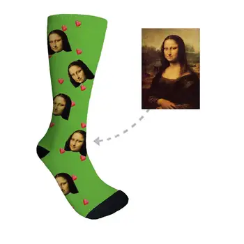 3D Diy Trükitud Personaliseeritud Custom Sokid Naiste Sokid Kohandatud Kohandatud Põlve Sokid Kohandatud Jõulud sünnipäeva Kingitused Meeste Sokid