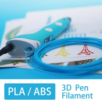 3d-printimine pen abs1.75mm abs filamen 3d 3 d pen pliiatsid Keskkonna ohutust plastikust parim kingitus 10color 10m Osta kaks -10%