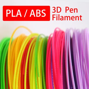 3d-printimine pen abs1.75mm abs filamen 3d 3 d pen pliiatsid Keskkonna ohutust plastikust parim kingitus 10color 10m Osta kaks -10%