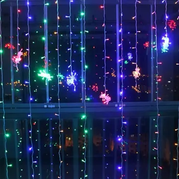 3M x 2M 240 LED Icicle String Tuled Jõulud xmas Fairy Tuled Väljas Kodu-Pulm/Partei/Kardin/Aia Kaunistamiseks