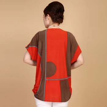 3XL Naistele Suvised Topid Tees Daamid Lühike T-Särk Naiste Paadi Ankru T-särgi Imitatsioon Silk Naine Tshirt Naine, Pluss Suurus Riided