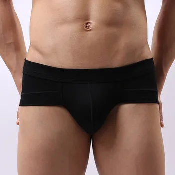 4 Tükki/palju Kõrge Kvaliteedi Modal Meeste Püksikud Seksikas Meeste vett hülgav Underwear Aluspüksid 5 Värvi Meeste U Kumer Suurused M-3XL Aluspüksid