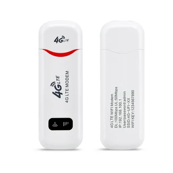 4G WiFi Ruuteri USB 100Mbps LTE Modem Wireless Hotspot koos SIM-Kaardiga, Nutitelefoni, iPad PC Sülearvuti