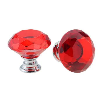 5/10/12Pc/Palju 30mm Teemant Kuju Disain Crystal Klaasist Nupud Kapp Sahtli Tõmba Köök Kapp Uksega Riidekapp Käsitseb Riist -