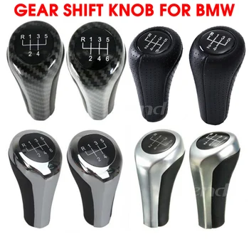 5/6 Speed Gear Shift Knob ühise Põllumajanduspoliitika Hoob Kinni BMW 1 3 5 6 Seeria E46 E53 E60 e61 seadmesse E63 E65 E81 E82 E83 E87 E90 E91 E92 X1 X3 X5
