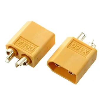 5 paari kollane nailonist XT60 T - plug Lipoic pistikupesa RC Kuld plug adapter