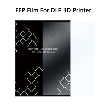 5 Tk / palju FEP Film, Kõrge Kvaliteediga Plastikust Sileda Pinna 0.15-0.2 mm Vastupidav LCD 3D Printer 140x200mm