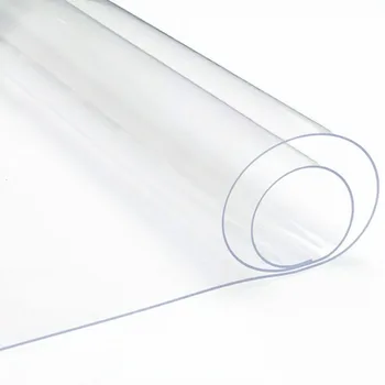 50*120CM Rulli Selge Ultra-Läbipaistev PVC Kangast Pehme Klaas Riie Veekindel Crystal DIY Käsitöö Decor Kaitsev